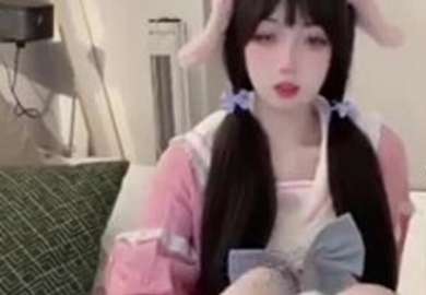 Station B has a super good-looking and big-eyed cute girl,"Nafu", rabbit ji, pink and pink with a line of sky meat abalone. It is super beautiful and top-notch stunner. It is pure and lewd, and has beautiful breasts and big hips. It is super contrasting little sister 3